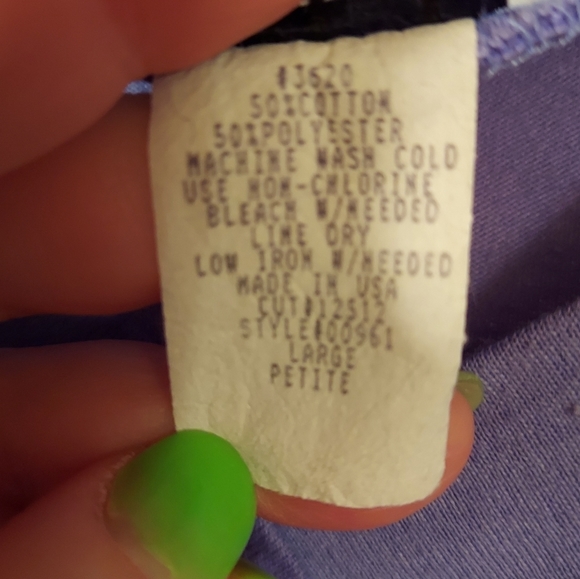 Womans Athletic Shirt & Jacket Matching 2 piece set Large Petite LP - Picture 7 of 7